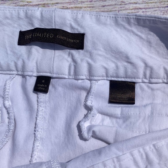 The Limited 8 White Extra Stretch Bermuda Shorts - Picture 2 of 5